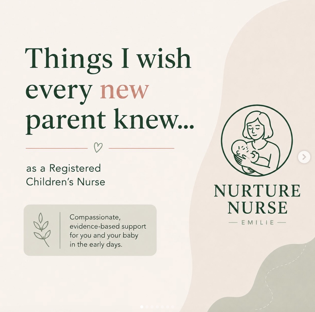 Things I wish every new parent knew, as a Registered Children's Nurse